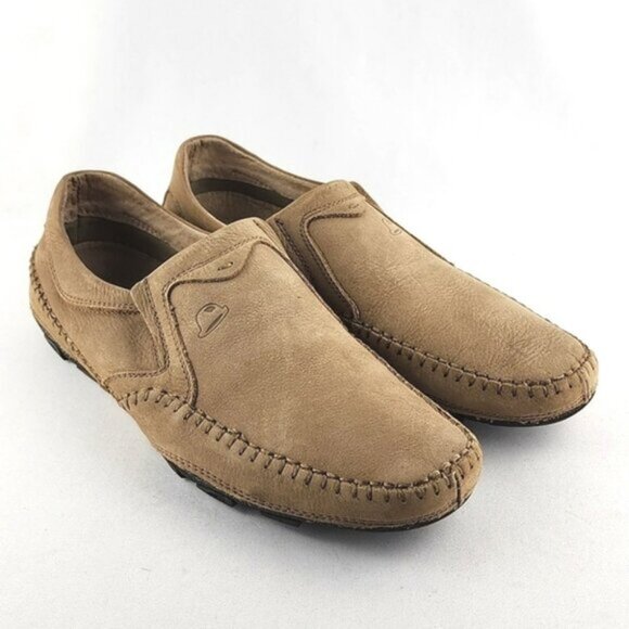 Mr. Jones Men's Sand Leather Nubuck Casual Loafer Size 11 - Picture 3 of 16